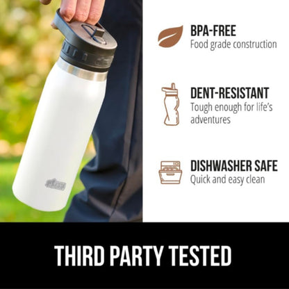 GORILLA GRIP Insulated Stainless Steel Water Bottle