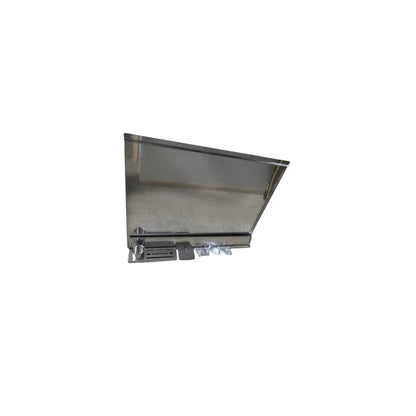 36"x30" Stainless Steel Backsplash for Stove & Range Hood w/ Shelf