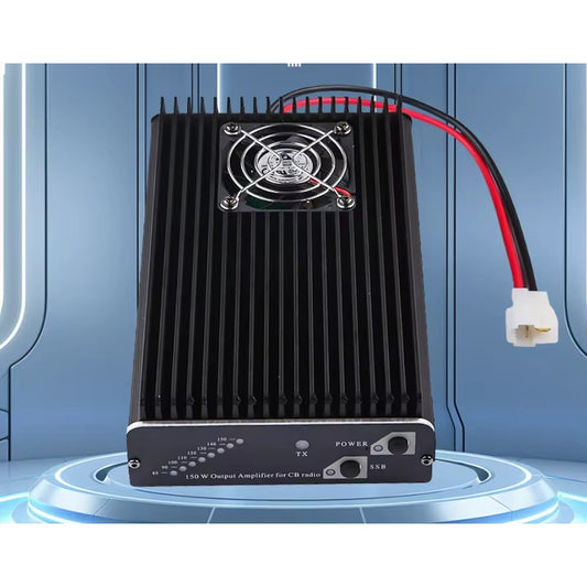 25-30MHz CB Walkie Talkie Power Amplifier 1-5W Input 80-150W Output SSB/FM AM CW