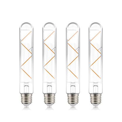 helloify T10 Vintage LED Edison Bulb, 40W Equivalent, Dimmable, 2700K Warm White