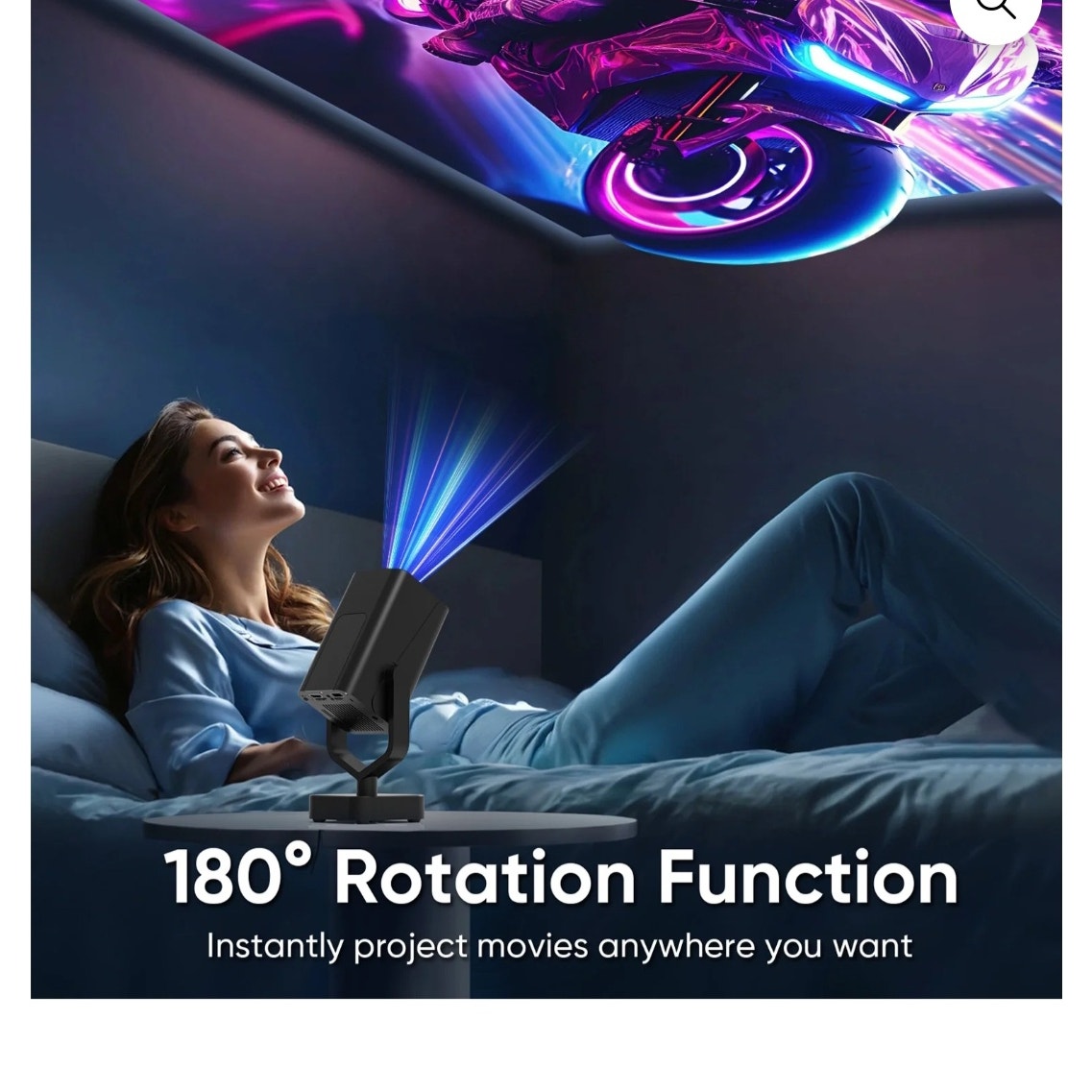 Portable 1080p Mini Projector