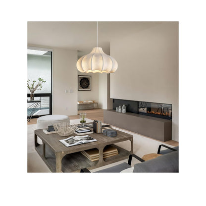 New Silk 15-inch Modern Pendant Light Fixture Unique