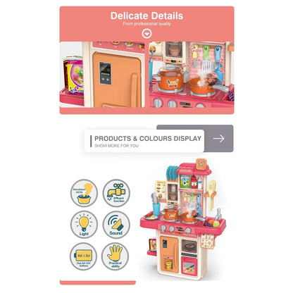 Toy Cooking Pretend Play Kitchen Play Set