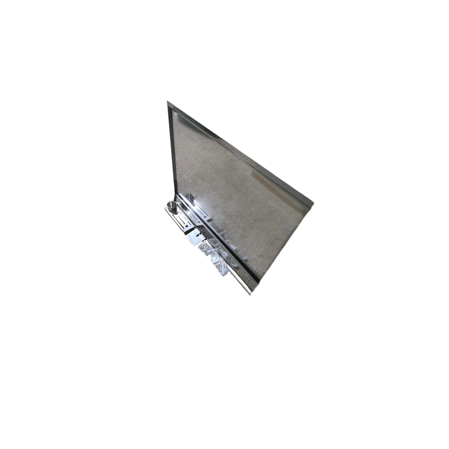36"x30" Stainless Steel Backsplash for Stove & Range Hood w/ Shelf