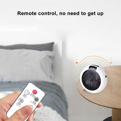 Remote Control Small Electric Space Heater Set of 2 Plug-In