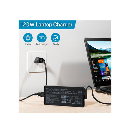 20V 6A 120W AC Adapter Charger Fit for MSI laptop