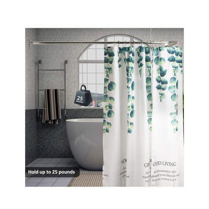 L shaped shower curtain rod