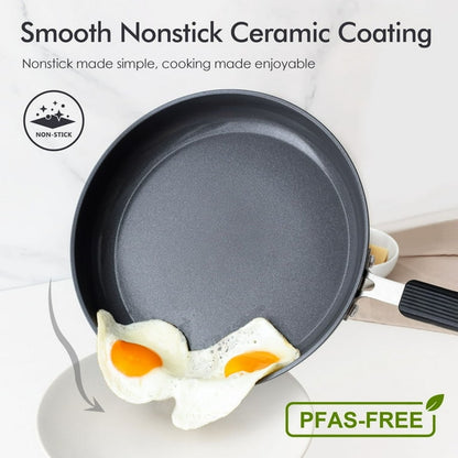 Ceramic Nonstick 8" Saute Pan with lid