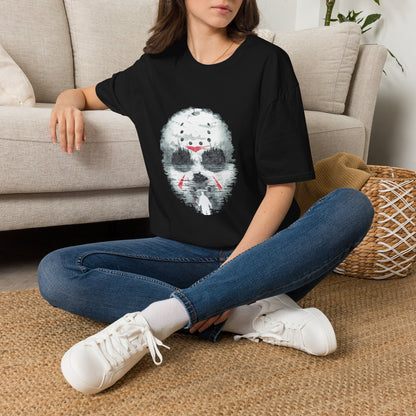 Horror Hockey Mask Friday The 13th T-Shirt —  Jason Inspired Graphic Tee