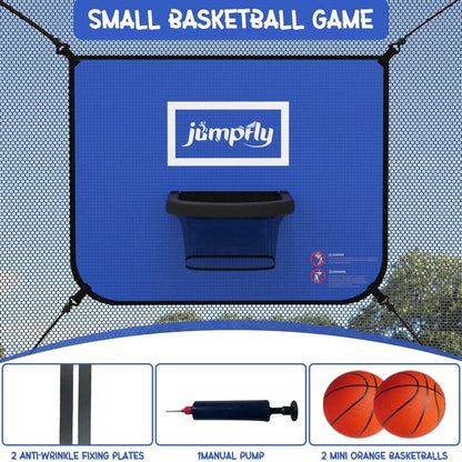 Trampoline Basketball Hoop with Mini Basketballs Easy to Install