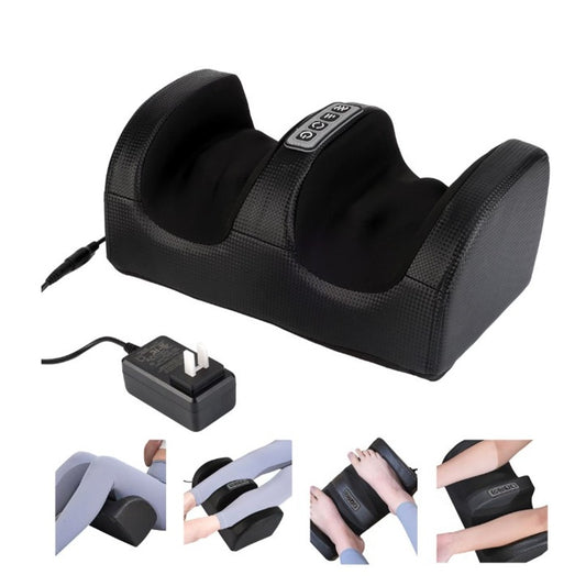 Shiatsu Foot Massager Machine w/ Heat Foot & Calf Massager w/ Massage Roller Deep Tissue Massager