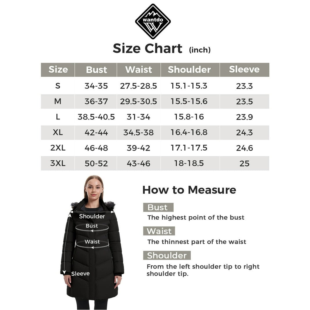 Women's Winter Jacket Insulated Winter Coat Size Small