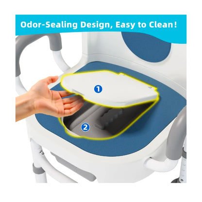 Bedside Commode, Portable Toilet Chair