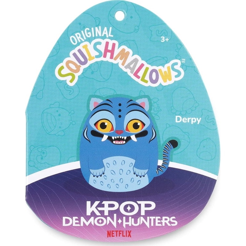 New Squishmallows Original Kpop Demon Hunters 12" Derpy Plush K-Pop