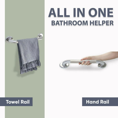 1.5" Dia Bathroom Safety Grab Bar ADA Handrail Shower 304 Stainless Steel Set of 2