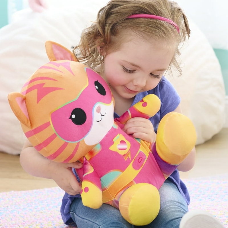 Disney Junior SuperKitties Weighted Stuffed Animal Plush Cat