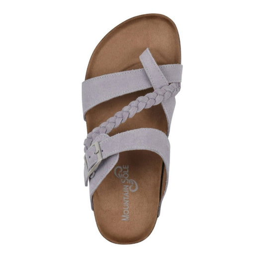 Mountain Sole Women's Lavender Leather Sandals Size 7
