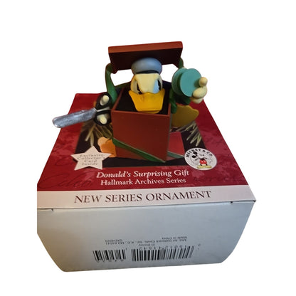 Hallmark Keepsake Ornament Donald's Surprising Gift Archives Series #1 - 1997