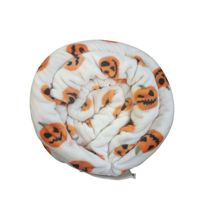 New Peri Home Plush Pumpkin King Size Blanket