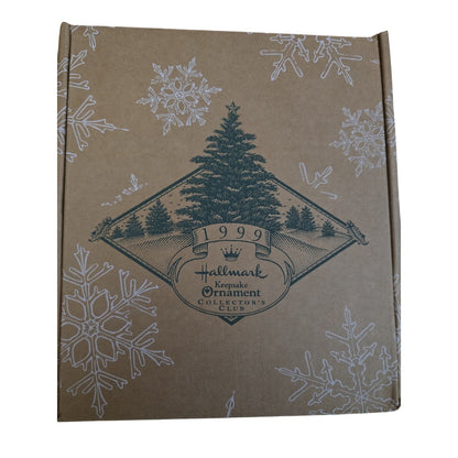 1999 Hallmark Keepsake Collectors Club Membership Kit Set of 3 Ornaments