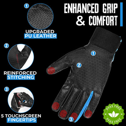 Men's Winter Work Gloves Waterproof Size Medium