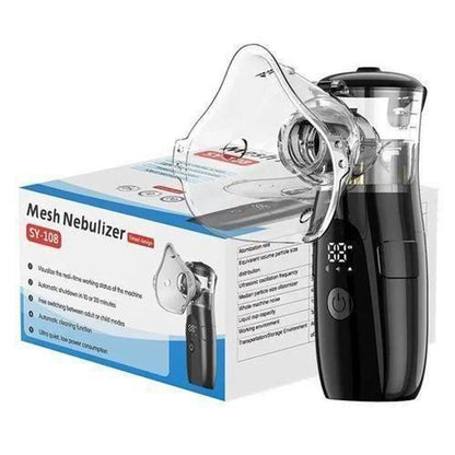 Portable Mesh Nebulizer Timed, Adjustable Child / Adult, & Ultra Quiet SY-108
