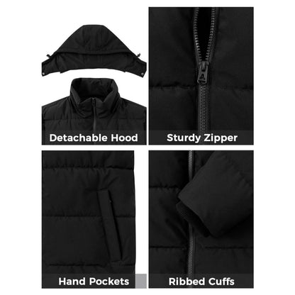 Skieer Men's Winter Coat Waterproof Insulated Size XL