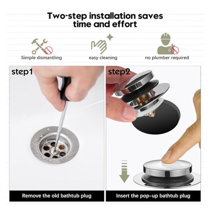 Universal Bathtub Stopper, Pop Up Bath Tub Drain Stopper