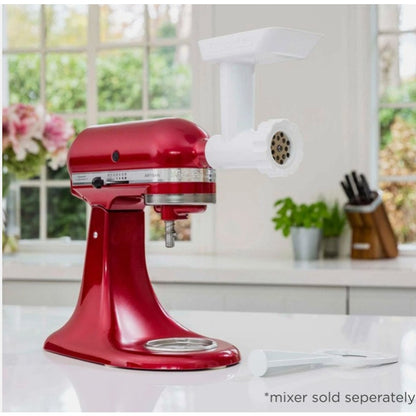New KitchenAid FGA Food Grinder Attachment, White. Model KSMFGA.