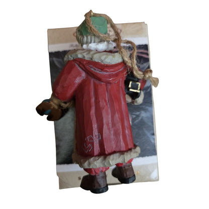 Hallmark Keepsake Santa's Gifts 1996 Ornament Folk Art Americana Collection