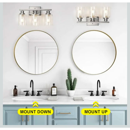 Bathroom Vanity Light Fixture , 3 Light Wall Sconce.