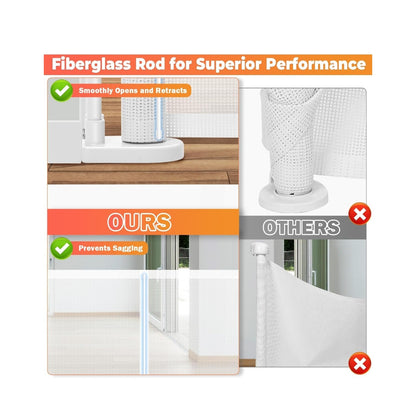 Retractable Baby Gates Dog Gate - 175"