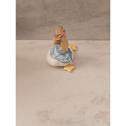 1995 Hallmark Ornament THREE WISHES Angel in Box