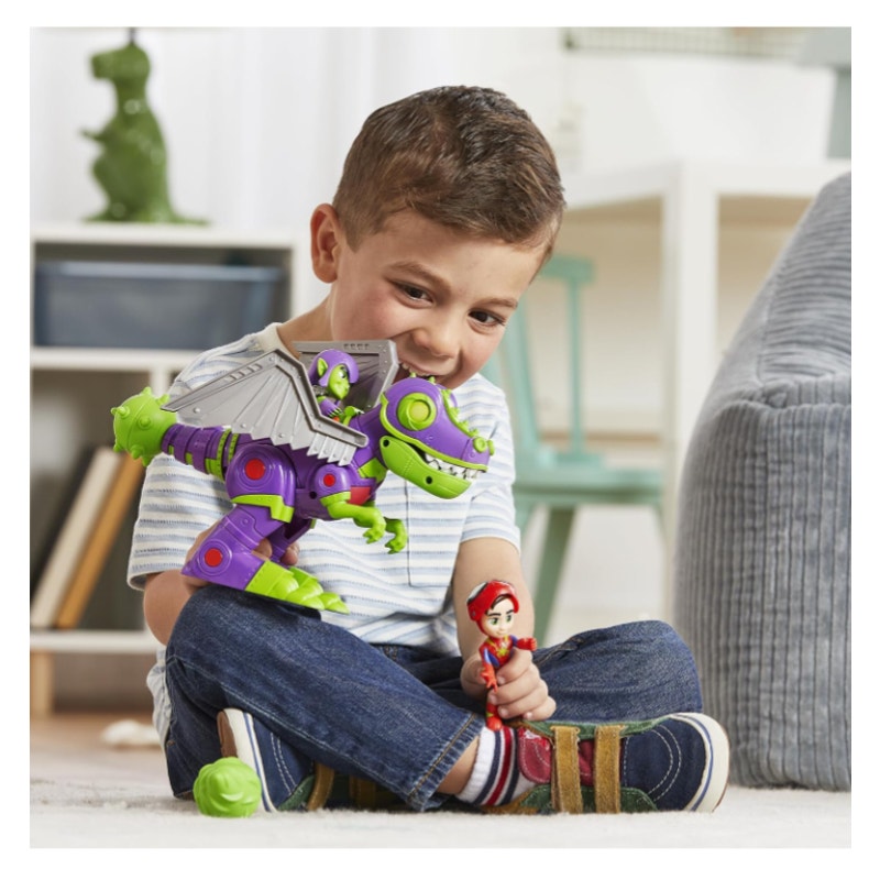 Marvel Spidey and His Amazing Friends Dino-Webs Goblinsaurus Mech Pack