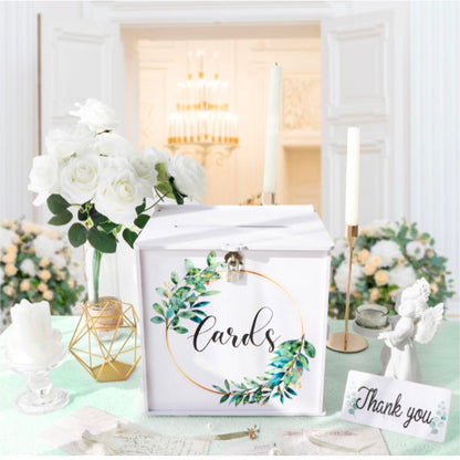 Wedding Card Box with Lock