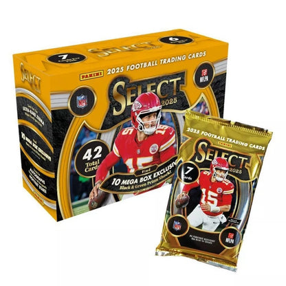 2025 Panini NFL Select Football Trading Card Mega Box