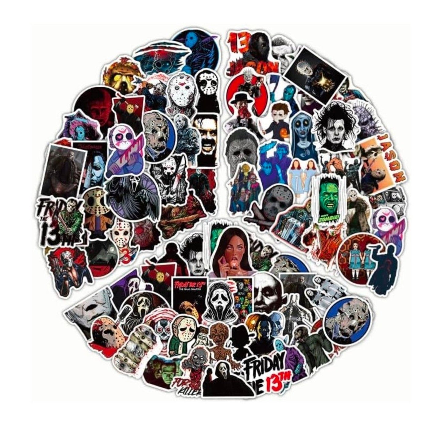 Five Random Horror Movie Stickers For Halloween