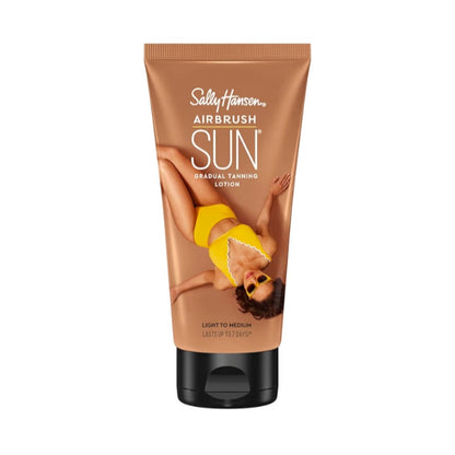 Sally Hansen Airbrush Legs, Gradual Tanning Lotion Light to Medium 5.9 Oz