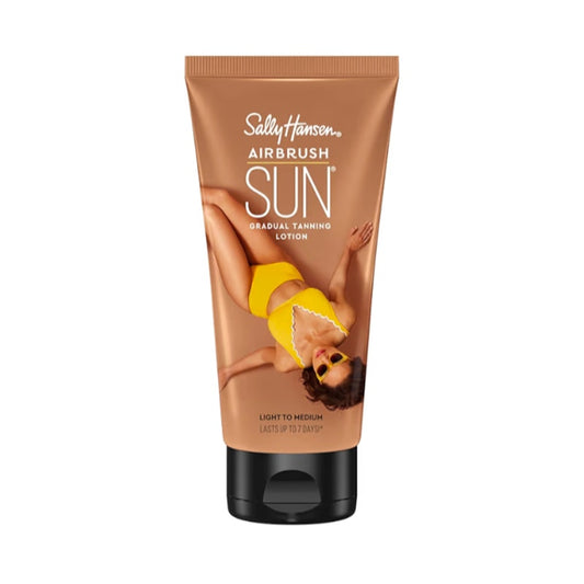 Sally Hansen Airbrush Legs, Gradual Tanning Lotion Light to Medium 5.9 Oz