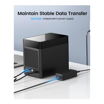ORICO 5 Bay Hard Drive Enclosure USB 3.0 2.5 & 3.5 SATA HDD/SDD up to 110TB
