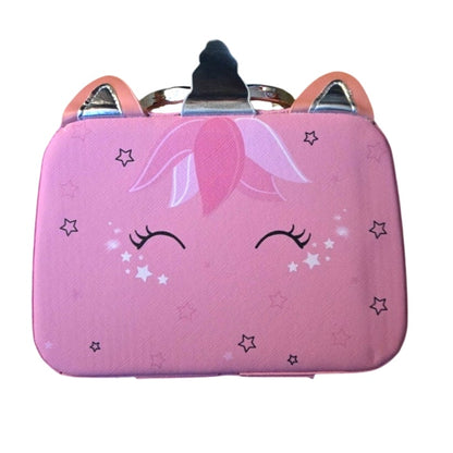 Real Washable Kids Makeup Unicorn Suitcase Set Toy Age 3-12 Little Girls