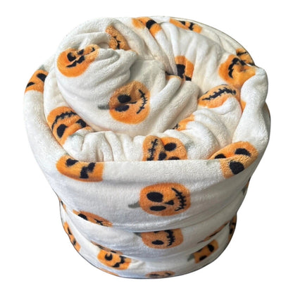 New Peri Home Plush Pumpkin King Size Blanket