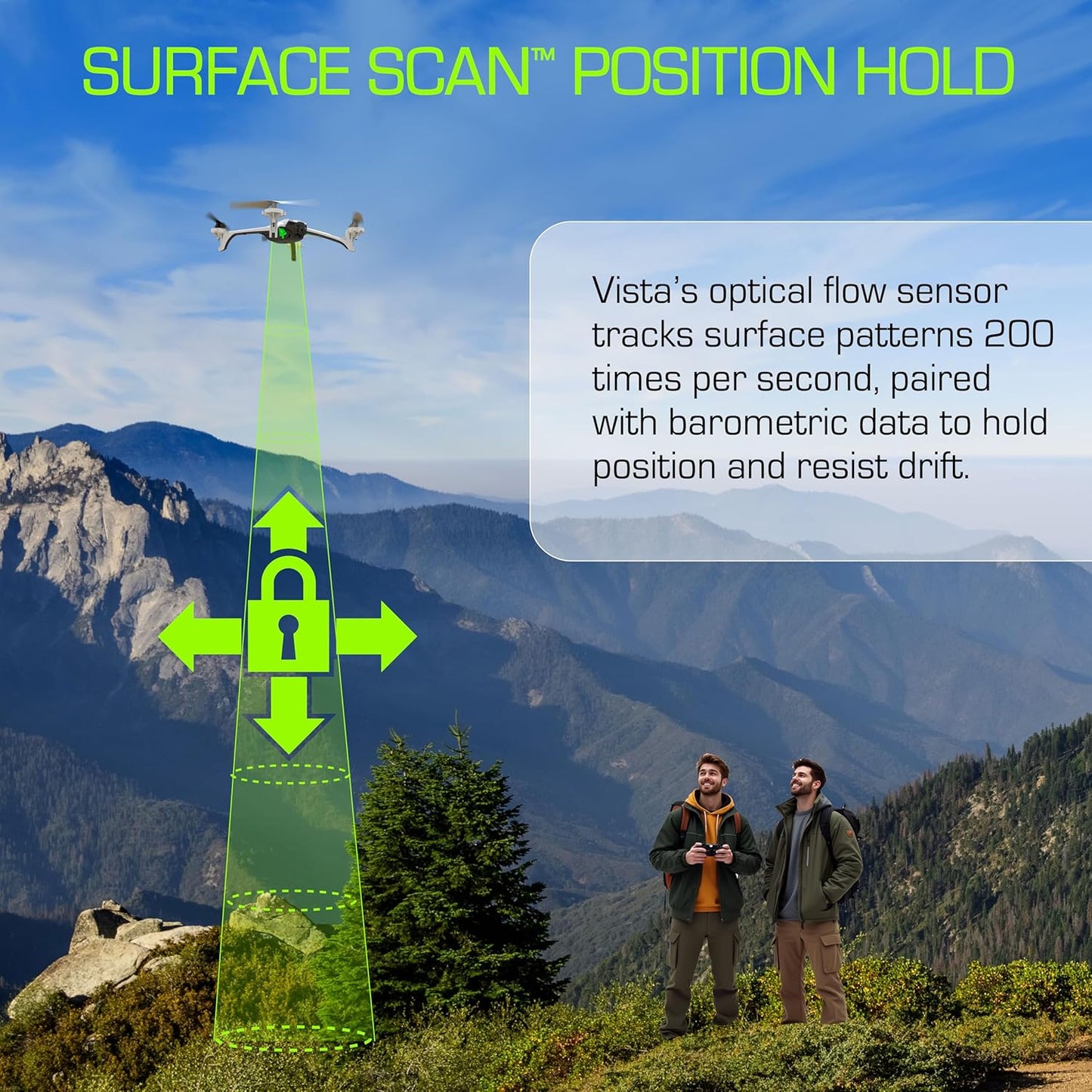 Sky Viper Vista HD Video RC Drone Stream & Record Optical Flow