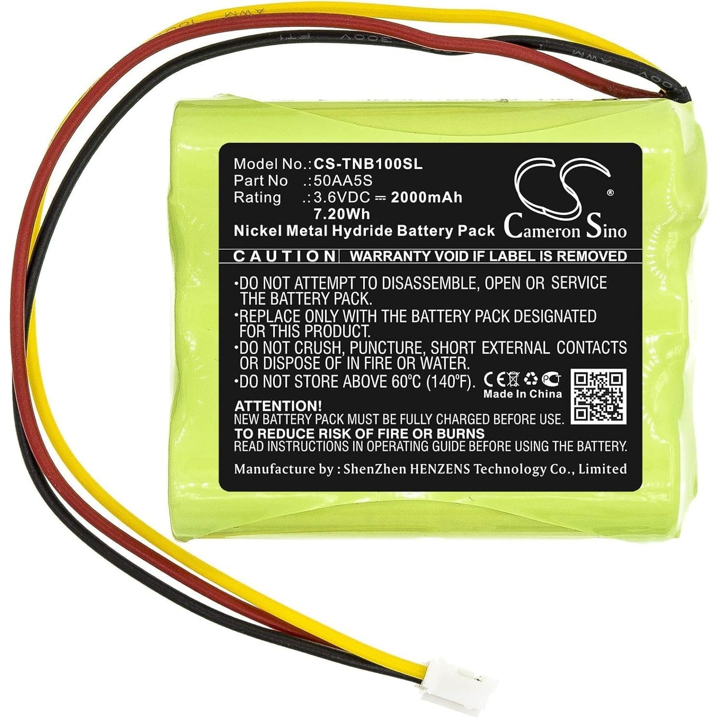 Toniebox Tonie Box 50AA5S Battery 3.6V Replacement 2000mAh Tonies