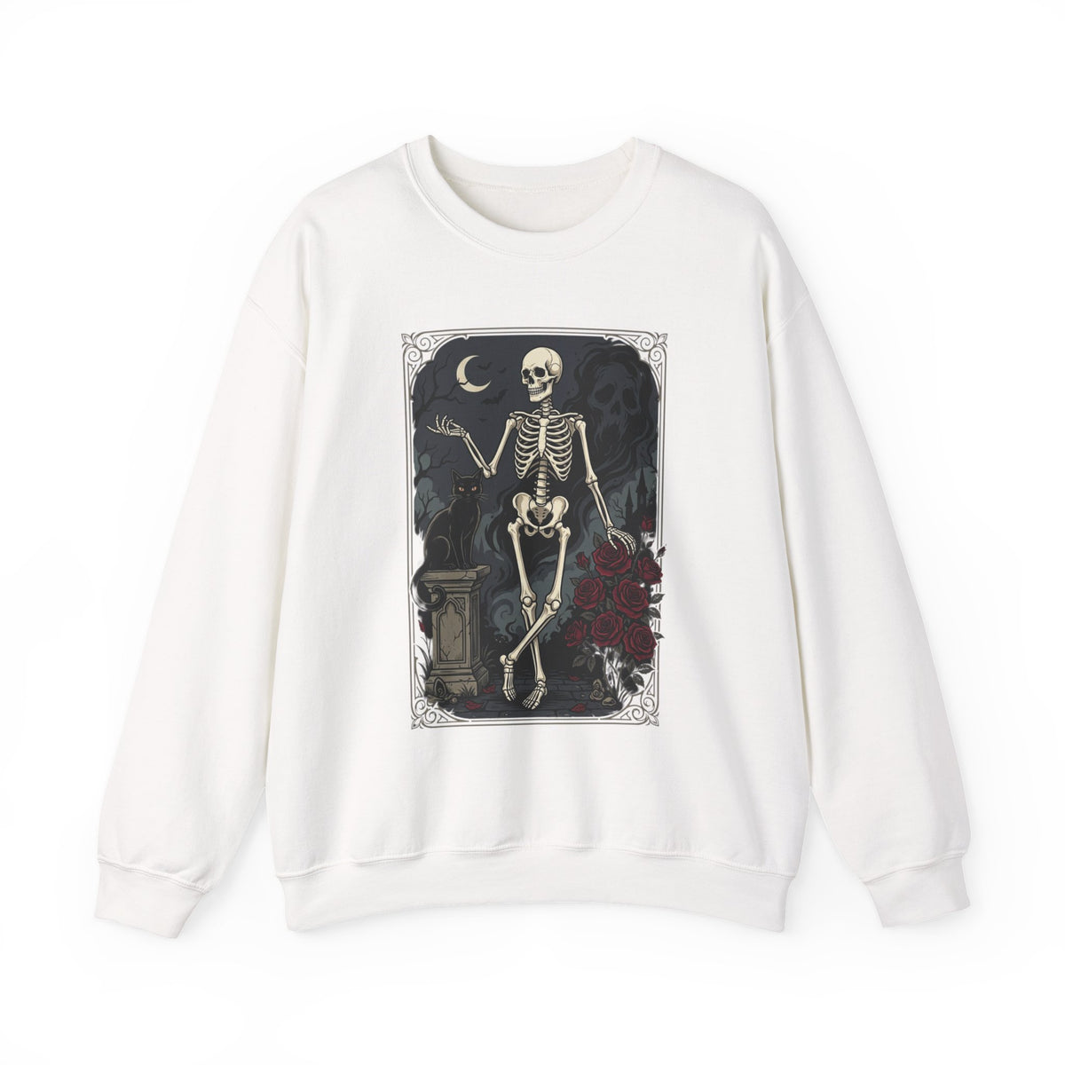 Skeleton Vintage Art Crewneck Sweatshirt