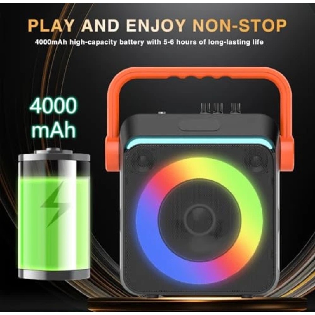 Karaoke Machine with 2 Wireless Microphones