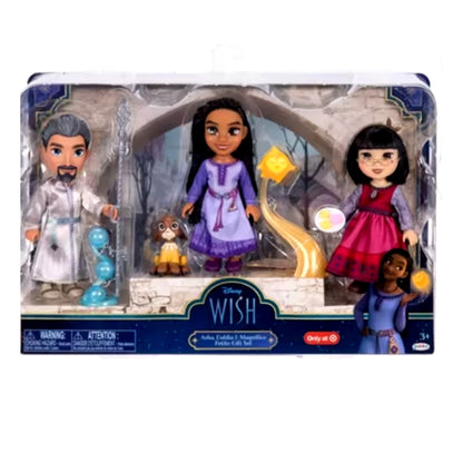 Disney Wish Asha, Dahlia, and Magnifico Doll Set