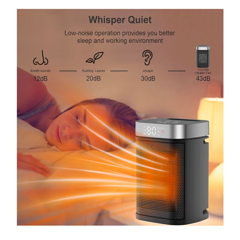 Small Portable Space Heater for Indoor Use