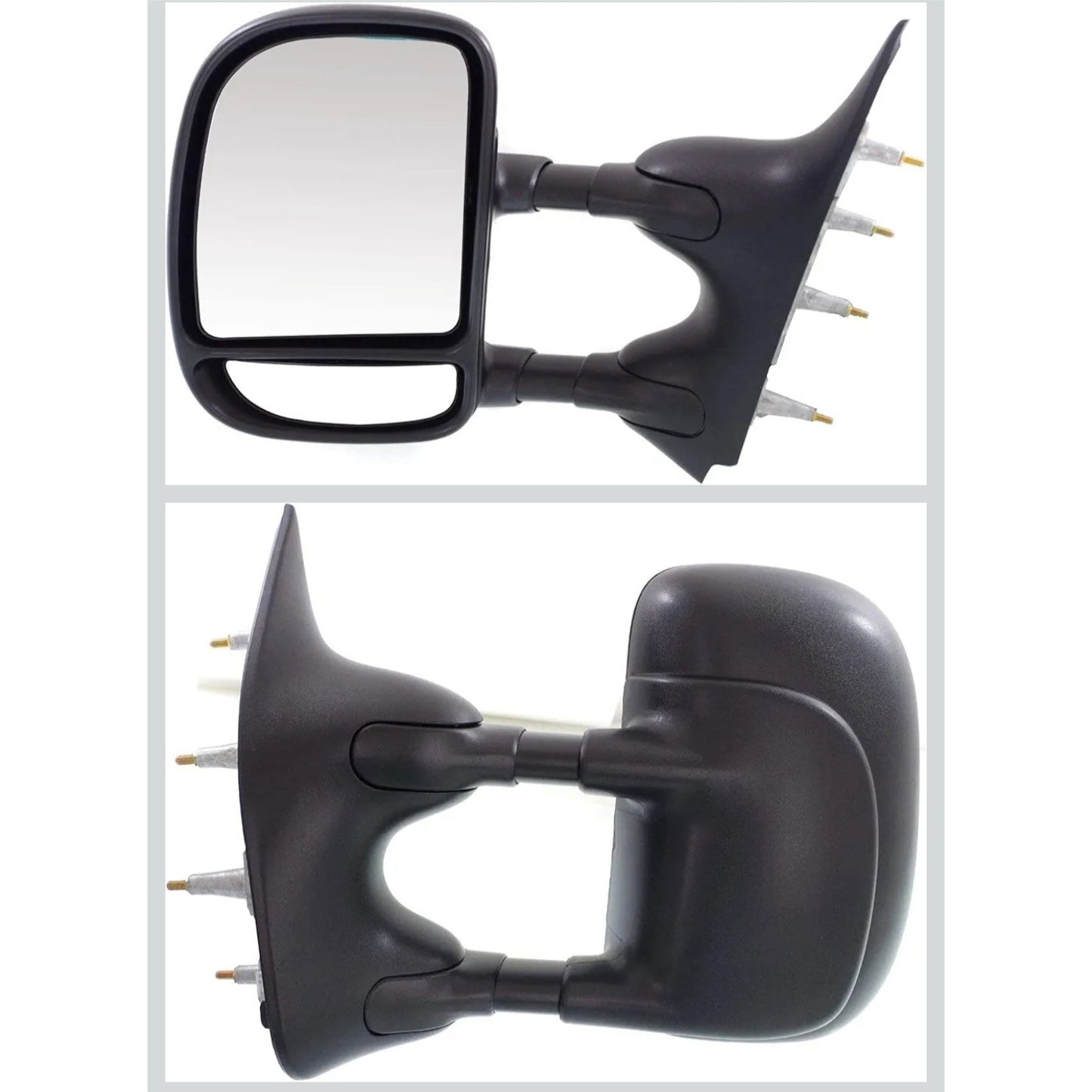 2Pcs Manual Tow Telescopic Side Mirrors For 2002-2016 Ford truck