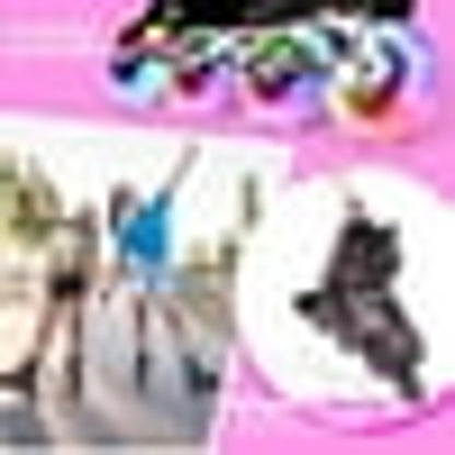 Adjustable Inline Skates with Illuminating Wheels Size 3-5 Kids